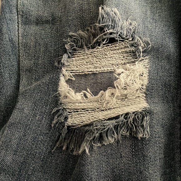 Women Express High Rise Distressed Ripped Stretch Ankle Legging Skinny Jeans - Picture 6 of 9